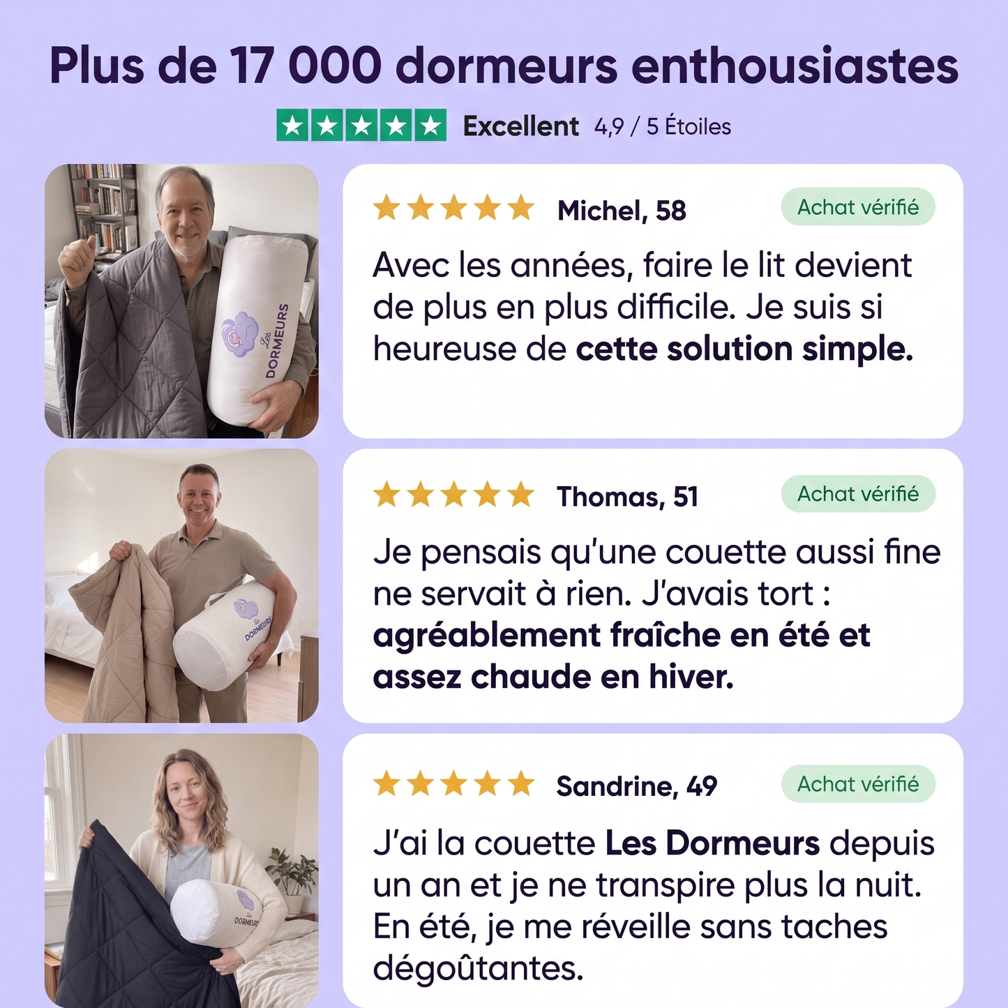 Couette sans housse L'Intégrale — Entièrement lavable