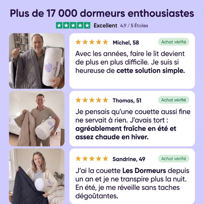 Couette sans housse L'Intégrale — Entièrement lavable