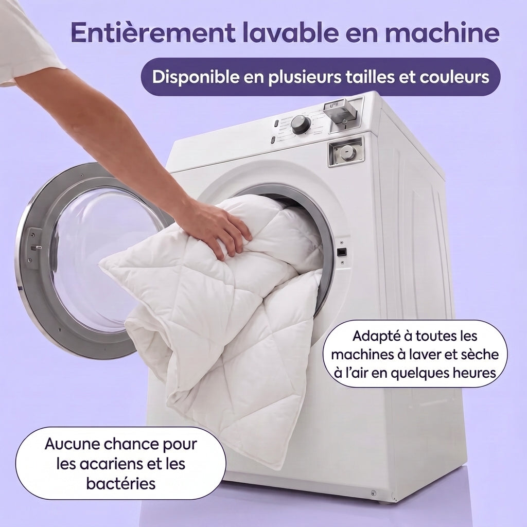 Couette 2-en-1  — Entièrement lavable
