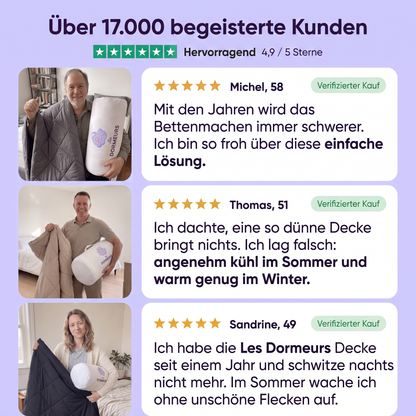 2-in-1 Bettdecke — Komplett waschbar