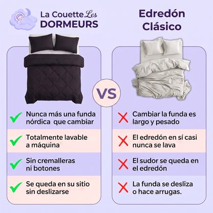 Edredón 2 en 1 — Totalmente lavable